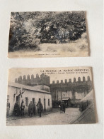 CPA MILITAIRE  MAROC ~CACHET TROUPES MAROC ORIENTAL ~ POSTE DE SAFSAFAT ~le Commandant D’armes - Verzamelingen & Kavels