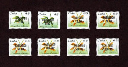 Cuba 2020 Orchids Surcharged, Orquídeas Sobrecargadas Rare 8v MNH - Ongebruikt