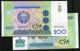 Delcampe - UZBEKISTAN  P80 , 200-SUM , 1997 ,UNC - Ouzbékistan