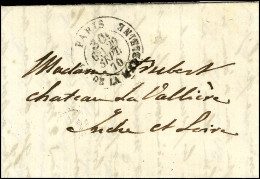 Càd Taxe 30c PARIS / PL. DE LA MADELEINE 29 SEPT. 70 Sur Lettre Pour Château Lavallière Sans Càd D'arrivée. LE CELESTE P - War 1870