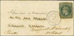 Losange AR13eC / N° 29 (volontairement Réutilisé Et Non Taxé) Càd ARMEE DU RHIN / Bau AL 5 OCT. 70 Sur Lettre Avec Texte - War 1870