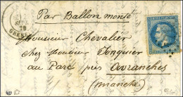 GC 1715 / N° 29 Càd PARIS / GRENELLE (rare) 29 SEPT. 70 Sur Lettre Pour Avranches Adressée à Jacques Chevalier, Sculpteu - War 1870