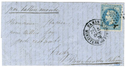 Etoile 35 / N° 29 Càd PARIS / MINISTERE DES FINANCES 5 OCT. 70 Sur Lettre Pour Tretz. Au Verso, Càd D'arrivée 17 OCT. 70 - War 1870
