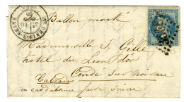 GC 3568 / N° 29 Càd T 17 St DENIS-S-SEINE (extra-muros) 10 OCT. 70 Sur Lettre Pour Condé Sur Noireau, Càd D'arrivée 19 O - War 1870