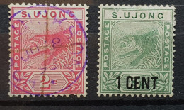 0625  - Sungei Ujong N°11 Et 14 - Value : 50 Euros - Federated Malay States