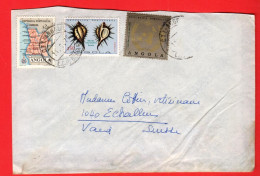 ZZZN-07 Envelop Umschlag  Cachet  CTT-ANGOLA En 1975  Vers La Suisse Echallens. - Angola