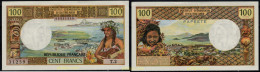 9318 POLINESIA FRANCESA 1973 TAHITI FRENCH POLYNESIA 100 FRANCS PAPEETE 1973 - Papeete (Französisch-Polynesien 1914-1985)