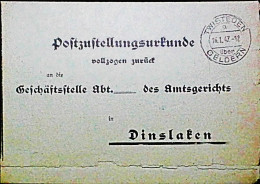 Allemagne Zone AAS - GEBUHR BEZAHLT Lettre / Carte Postale - B2638 - Brieven En Documenten