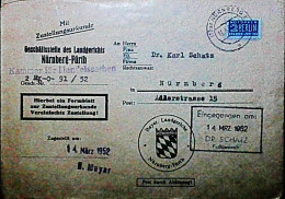 Allemagne Zone AAS - GEBUHR BEZAHLT Lettre / Carte Postale - B2631 - Brieven En Documenten