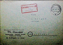 Allemagne Zone AAS - GEBUHR BEZAHLT Lettre / Carte Postale - B2620 - Brieven En Documenten