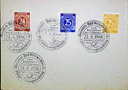 Allemagne Zone AAS - Lettre / Carte Postale - B3600 - Brieven En Documenten