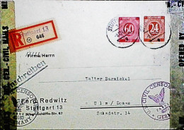 Allemagne Zone AAS - Lettre / Carte Postale - B3584 - Brieven En Documenten