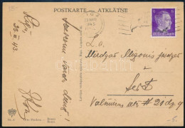 Delcampe - Német II.világháborús Megszállás Ostland 1943 - Sonstige & Ohne Zuordnung