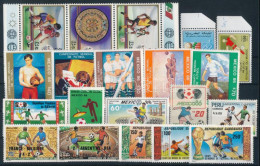 Delcampe - ** Labdarúgó VB 1986 Motívum 20 Klf Bélyeg Tengerentúli Országokból - Altri & Non Classificati