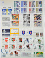 Delcampe - **, O NSZK Postatiszta Szép Gyűjtemény Másod Példányokkal 1992-2000 Valamint Néhány Száz Későbbi Bélyeg 16 Lapos Leuchtt - Altri & Non Classificati