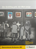 Delcampe - ** Ausztria 1986-2001 Luxus Gyűjtemény Lindner Falcmentes Előnyomott Albumban, Bordó Gyűrűs Borítóval, Tokkal. Az Utolsó - Altri & Non Classificati