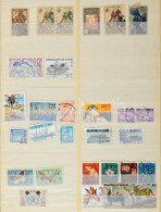 Delcampe - **, O Vegyes Külföldi Tétel Sok Tengerentúlival és Képessel, Közte Postatiszta Mongol Bélyegek és Blokkok, 10 Lapos Köny - Sonstige & Ohne Zuordnung