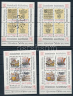 Delcampe - **, O Dánia 1985-1986 2-2 Db Bélyegkiállítás Hafnia Postatiszta és Pecsételt Blokkok Mi 4 + 5 - Sonstige & Ohne Zuordnung