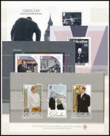 Delcampe - ** Gibraltár 1994-2020 Kis Postatiszta összeállítás (névérték: 176 GBP) 7 Lapos Borító Nélküli Közepes Berakóban - Sonstige & Ohne Zuordnung