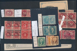 Delcampe - **, *, O USA összeállítás, Benne Konföderációs, Portó- és Hivatalos Bélyegek és Néhány Egyéb, 3 Stecklapon - Sonstige & Ohne Zuordnung