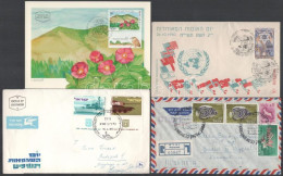 Delcampe - Izrael 1950-1969 12 Db CM, FDC, Futott Boríték - Sonstige & Ohne Zuordnung