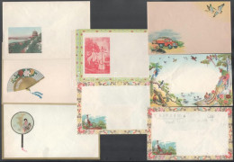 Delcampe - 8 Db Használatlan Kínai Boríték Az 50-es évekből - Sonstige & Ohne Zuordnung