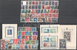 Delcampe - **, O Horvátország összeállítás Benne 4 Db Blokk, Sorok, 3 Db Stecklapon - Sonstige & Ohne Zuordnung