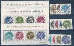 Delcampe - ** Japán 1963-1964 Tokiói Olimpia összeállítás 20 Db Bélyeg + 6 Db Blokk - Sonstige & Ohne Zuordnung