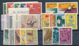 Delcampe - ** 6 Db Sor Európai Országokból, Stecklapon - Sonstige & Ohne Zuordnung