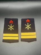 (71.002) Paire De Fourreau D'épaule De Lieutenant Régiment D'artillerie - Army