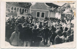 Delcampe - * T2/T3 1938 Sárafalva, Saravale, Sarafol (Torontál); Eugeniu Ollariu, ünnepség A Faluban / Celebration. Photo (fl) - Non Classificati