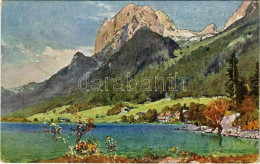 Delcampe - T2/T3 1913 Oberbayern, Hintersee Mit Mühlsturzhörner S: E. Harrison Compton (EK) - Non Classificati