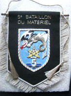 FANION (CANNETILLE) DU 5° B.M BATAILLON DU MATERIEL NEUF - Army