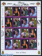 Isle Of Man 1998 Death Of Diana M/s, Mint NH, History - Charles & Diana - Kings & Queens (Royalty) - Royalties, Royals