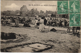 Delcampe - CPA SAINT-AUBIN-sur-MER La Plage (1226576) - Saint Aubin