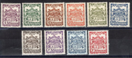 France Réunion - Taxe - Série Neuve 2** 16 à 25 De 1933 - Impuestos