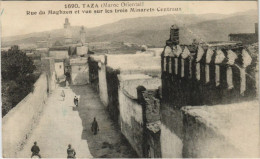 Delcampe - CPA MOROCCO Taza - Rue Du Maghzen Et Vue Sur Les Trois Minarets (1083158) - Taza