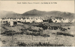 Delcampe - CPA MOROCCO Taza - Le Camp Et La Ville (1083348) - Taza