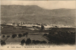 Delcampe - CPA MOROCCO TAZA Vue Générale Du Camp GIRARDOT (23632) - Taza