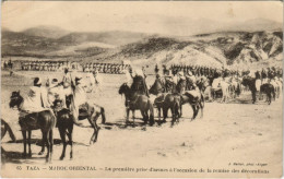 Delcampe - CPA MOROCCO TAZA La Premiere Prise D'armes Remise (23616) - Taza