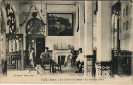 Delcampe - CPA MOROCCO TAZA Cercle Militaire La Grande Salle (23639) - Taza