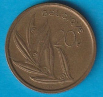 Delcampe - Belgien  20 Francs Al-N-Bro Jahr 1980  KM 159 ( D10/69 ) - 20 Francs