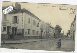 ERMONT- MAIRIE ET RUE DE SANNOIS - Ermont-Eaubonne