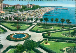 Delcampe - GRADO ( GORIZIA) GIARDINI E SPIAGGIA A- EDIZ. CADEL - SPEDITA 1957  (23948) - Gorizia