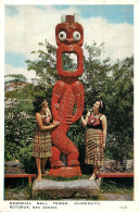 Delcampe - A5065 New Zealand Ohinemutu Rotorua Memorial Bell Tower & Ethnic Types With Traditional Costumes - Neuseeland