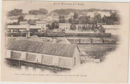 Delcampe - 62  SAINT POL SUR TERNOISE Vue Interieure Gare Café Hermant Ed Petain - CPA  N/B 9x14 TBE Neuve Dos Non Divisé - Saint Pol Sur Ternoise