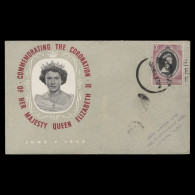 Negri Sembilan 1953 (FDC) 10c Coronation, SINGAPORE - Negri Sembilan
