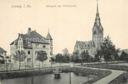 Coswig Sachsen Anlagen Am Wettinplatz Kirche - Coswig