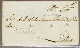 Portugal, 1838, Madeira-Lisboa - ...-1860 Vorphilatelie