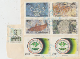 Delcampe - Chile 1995 7v Used On Paper (62885) - Chile